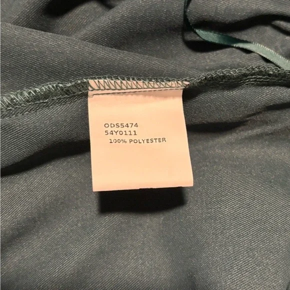 CHICME‎ Green Halter Jumpsuit with Flared High Leg Split Size M - Picture 10 of 12